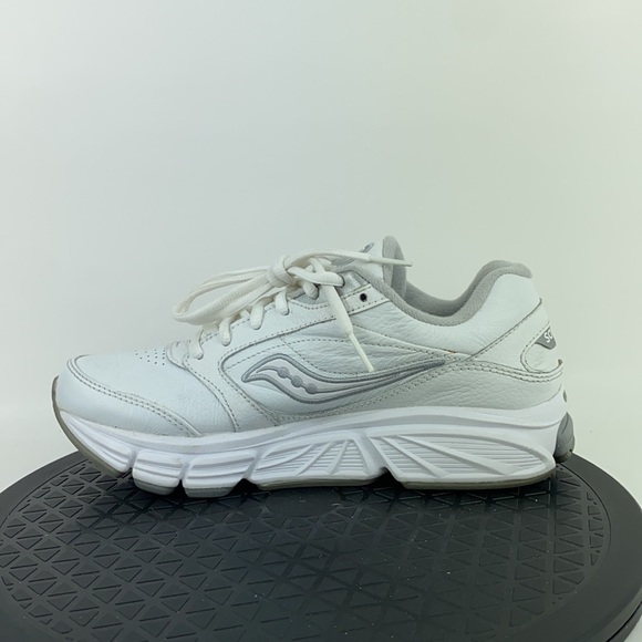 Saucony Echelon LE White Walking Running Comfort Shoes 15173-1 Women's Size 7 - Picture 9 of 14